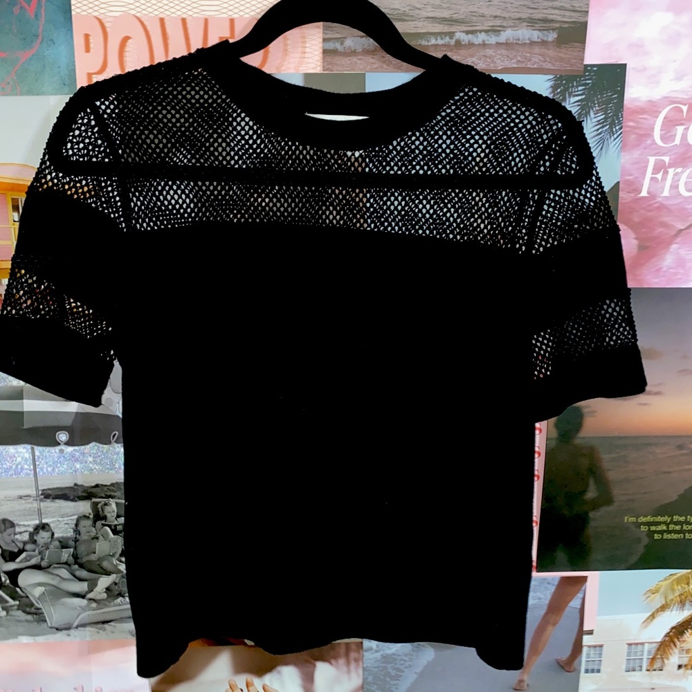 Forever 21 mesh shirt